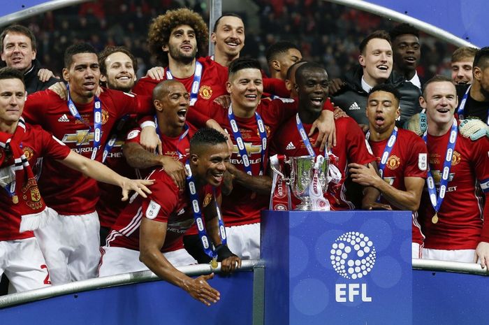 Manchester United terakhir kali juara Piala Liga Inggris pada 2016-2017. Musim ini mereka menghadapi Newcastle United di final (26/2/2023).