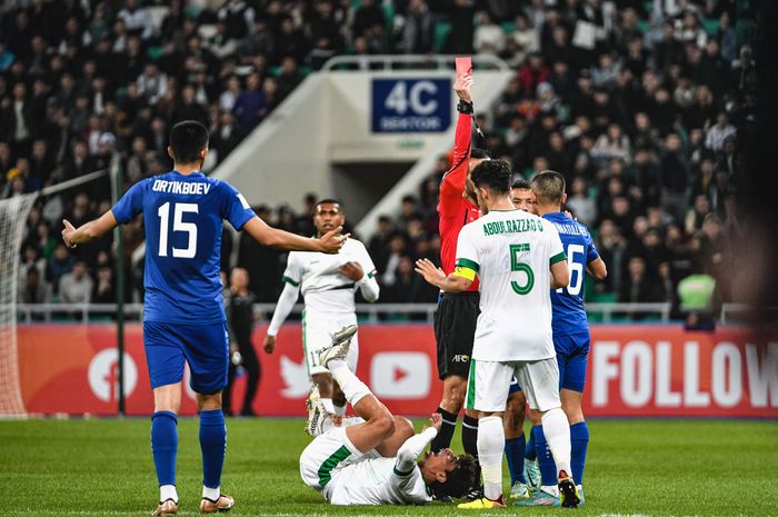 Suasana pertandingan Uzbekistan saat mengalahkan Irak di laga kedua Piala Asia U-20 2023