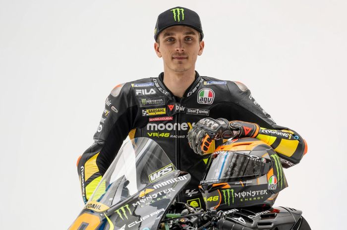 Luca Marini bocorkan krisis finansial di sela-sela peluncuran liver tim VR46 untuk MotoGP 2023.