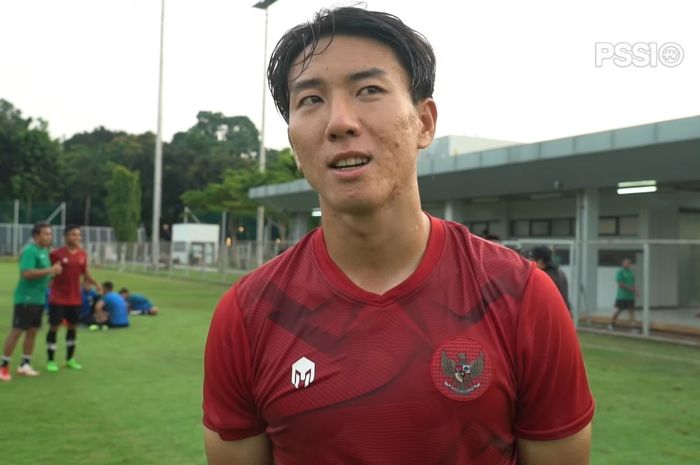 Seiya Da Costa Lay saat menjalani pemusatan latihan (TC) bersama timnas U-22 Indonesia menjelang SEA Games 2023.