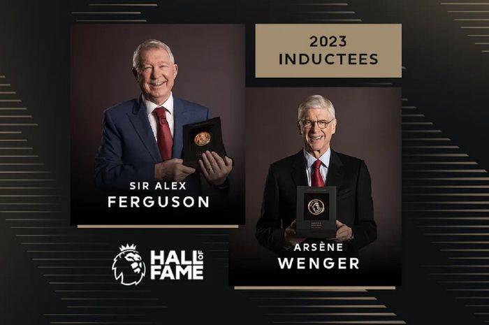 Sir Alex Ferguson dan Arsene Wenger dianugerahi Premier League Hall of Fame atas kontribusinya terhadap sepak bola Inggris.