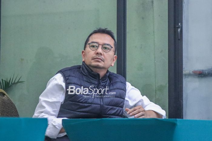 Ketua Komisi X DPR RI, Syaiful Huda, saat menghadiri sesi diskusi membahas solusi untuk sepak bola Indonesia di kawasan Jakarta Pusat, Senin (3/4/2023).