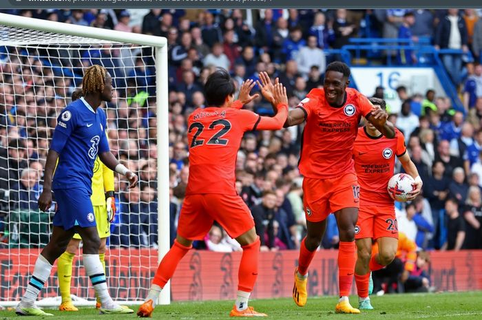 Chelsea takluk di tangan Brighton &amp; Hove Albion dalam lanjutan laga Liga Inggris 2022-2023 dengan skor 1-2 di Stamford Bridge.