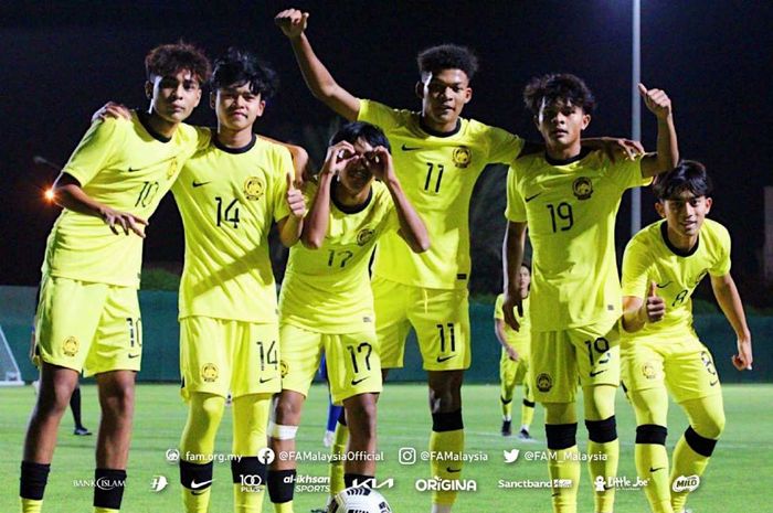 Para pemain Timnas U-17 Malaysia.