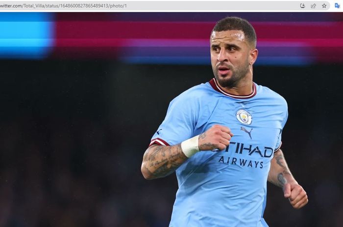 Bek Manchester City, Kyle Walker.