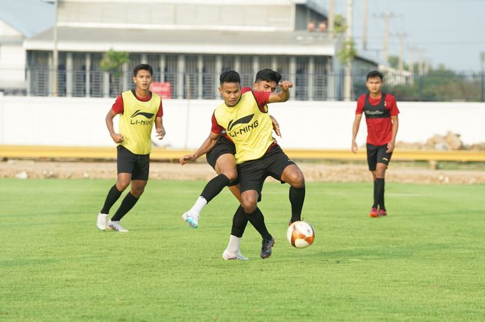 Timnas U-22 Indonesia sudah mulai berlatih di Kamboja untuk SEA Games 2023