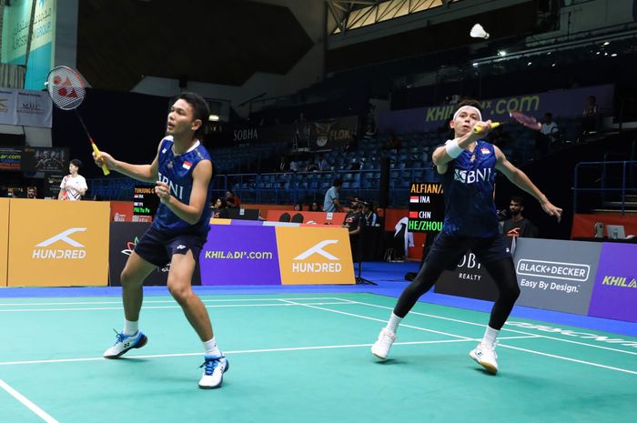 Pasangan ganda putra Indonesia, Fajar Alfian/Muhammad Rian Ardianto harus tersisih pada babak pertama Malaysia Masters 2023, Selasa (23/5/2023)