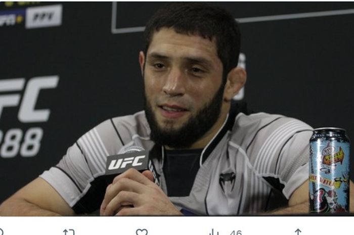 Harapan besar disematkan Khabib Nurmagomedov pada pengganti Khamzat Chimaev di UFC Saudi Arabia, Ikram Aliskerov.