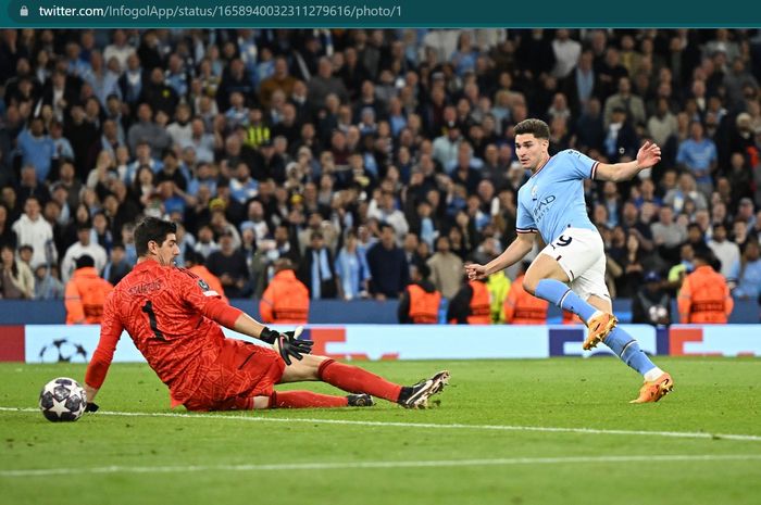 Penyerang Man City, Julian Alvarez, berpeluang pergi ke Spanyol dengan bergabung ke Atletico Madrid pada musim panas 2024.