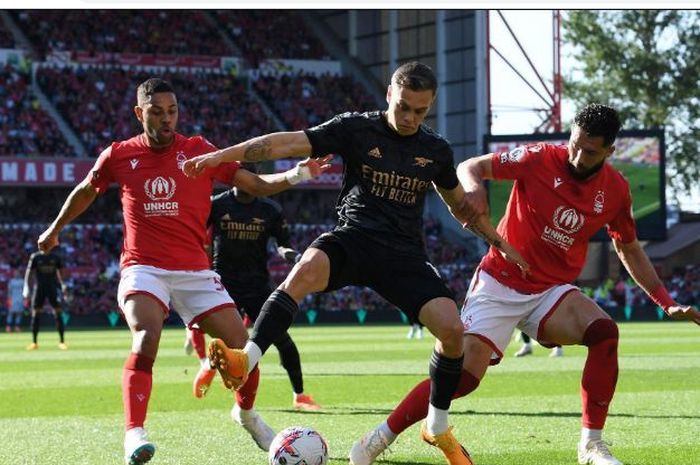 Arsenal menelan kekalahan dari Nottingham Forest, Sabtu (20/5/2023).