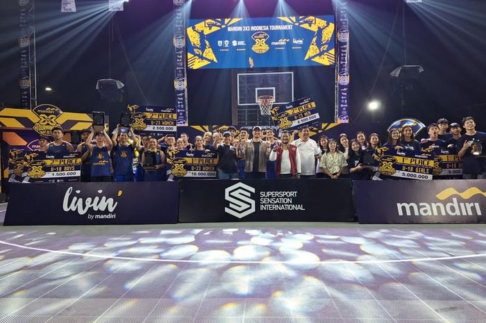 Mandiri 3X3 Tournament, yang disambut antusias oleh pebasket muda tanah air.