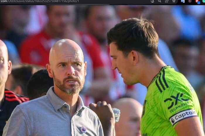 Harry Maguire diminta mulai sadar diri karena Erik ten Hag sudah mengusirnya secara halus dari Manchester United.