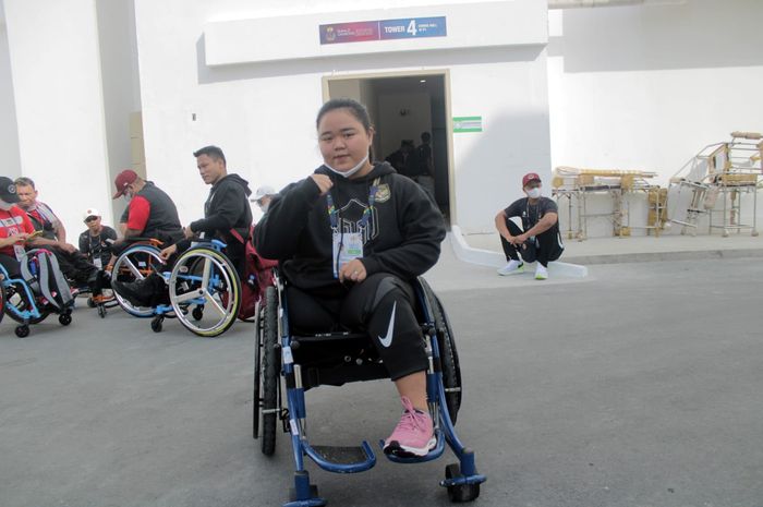 Para-Lifter putri Indonesia, Dwiska Afrilia Maharani (18 tahun) akan menjadi pembawa bendera pada Opening Ceremony ASEAN Para Games 2023 di Morodok Techno National Stadium, Kamboja, Sabtu (3/6/2023).