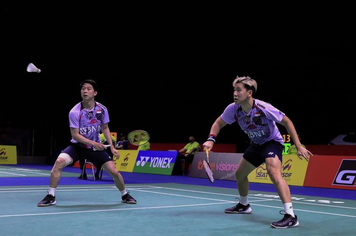 Aksi ganda putra Indonesia, Kevin Sanjaya Sukamuljo dan Marcus Fernaldi Gideon, masih terdaftar sebagai pemain pelatnas PBSI