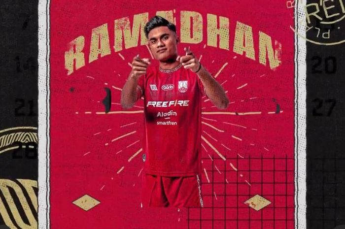 Ramadhan Sananta resmi berseragam Persis Solo, Rabu (7/6/2023).