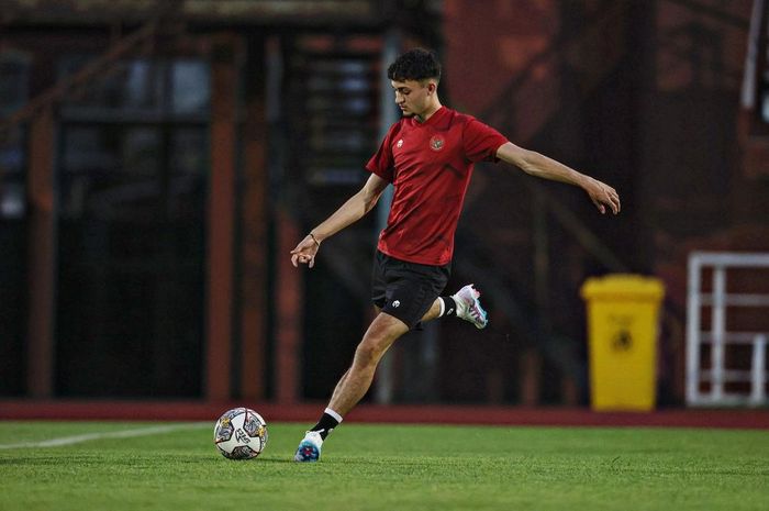 Ivar Jenner saat menjalani pemusatan latihan dengan timnas Indonesia.