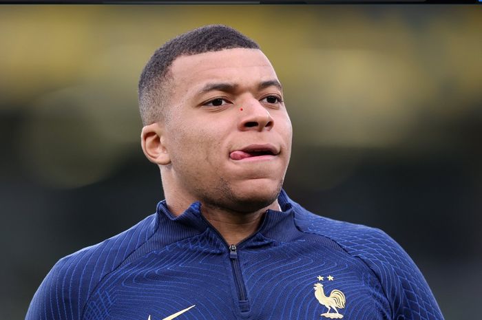 Bintang Paris Saint-Germain asal Prancis, Kylian Mbappe.