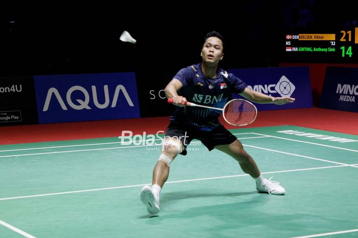 Tunggal putra Indonesia, Anthony Sinisuka Ginting, gagal melaju ke babak kedua Japan Open 2023