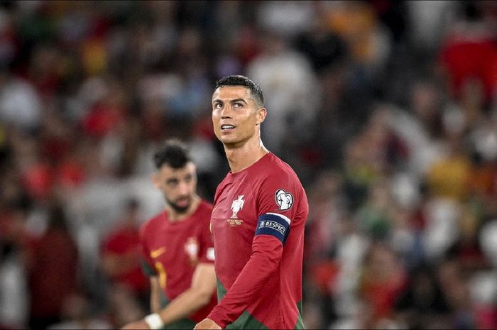 Kapten Timnas Portugal Cristiano Ronaldo.