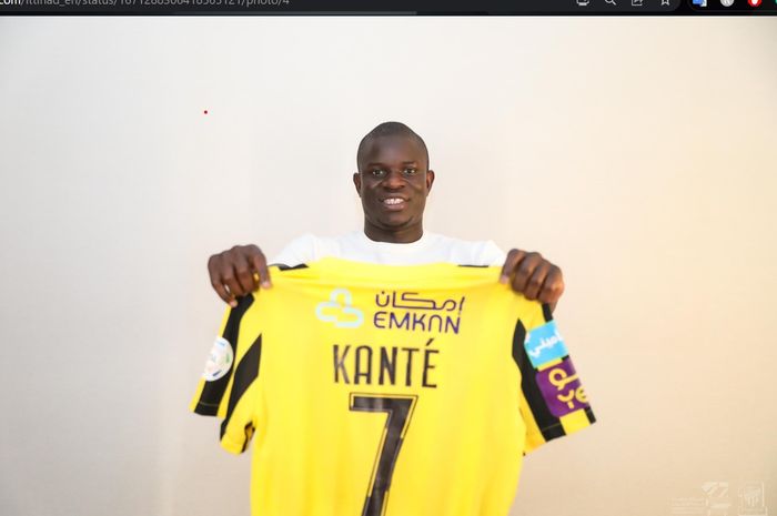 N'Golo Kante resmi bergabung dengan klub Arab Saudi, Al Ittihad.