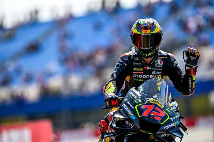 Pembalap Mooney VR6, Marco Bezzecchi, pole position MotoGP Belanda 2023