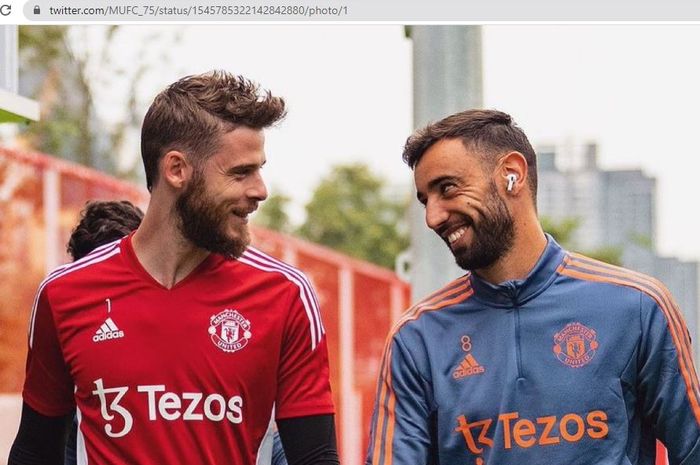 Bruno Fernandes berpendapat bahwa David de Gea pantas mendapat satu penghormatan sebelum pergi dari Manchester United.