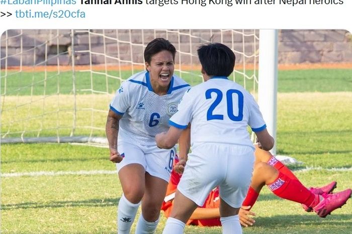 Tahnai Annis, kapten timnas putri Filipina.