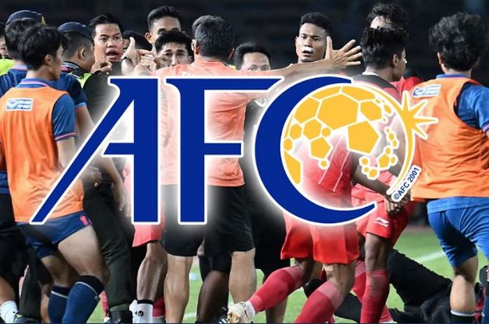 Konfederasi Sepak Bola Asia (AFC) menjatuhkan sanksi kepada 3 pemain Timnas U-23 Indonesia dan 4 pemain Timnas U-23 Thailand buntut kericuhan final SEA Games 2023.