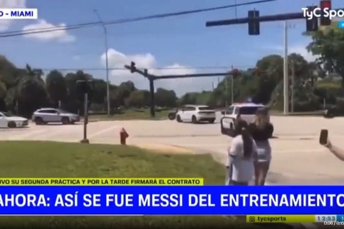 Lionel Messi nyaris mengalami kecelakaan horor di Miami.