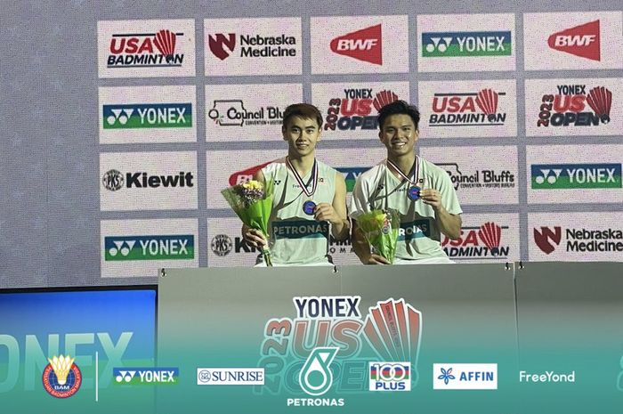 Ganda putra Malaysia, Goh Sze Fei/Nur Izzuddin Rumsani berhasil jadi juara di US Open 2023 pada turnamen comeback mereka setelah sempat berpisah, Minggu (16/7/2023) waktu setempat.