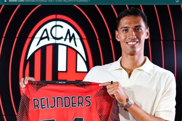 AC Milan telah menuntaskan kepindahan gelandang AZ Alkmaar, Tijjani Reijnders, Rabu (19/7/2023) atau Kamis dini hari WIB.