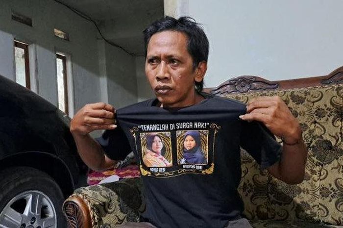 Devi Athok, salah satu keluarga korban Tragedi Kanjuruhan.