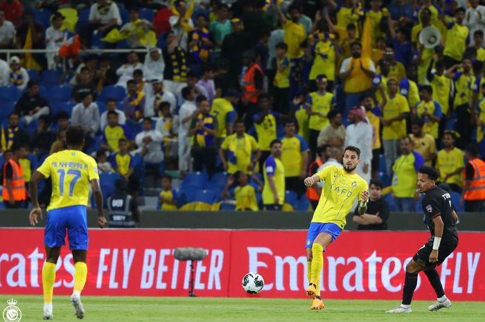 Al Nassr bermain imbang dengan Al Shabab di Stadion King Fahd, Sabtu (29/7/2023) dini hari WIB.