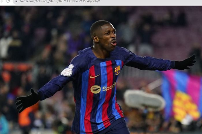 Winger Barcelona, Ousmane Dembele, akan segera bergabung dengan Paris Saint-Germain.