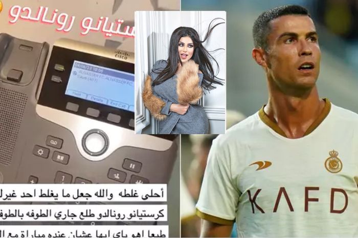 Cristiano Ronaldo tidak sengaja menelepon orang dengan nomor yang salah.