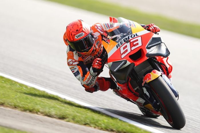 Pembalap Repsol Honda, Marc Marquez, bertekad tampil maksimal pada MotoGP Catalunya 2023