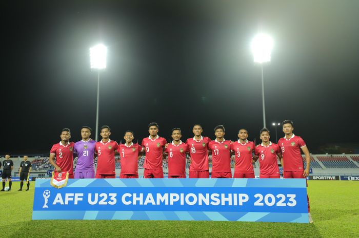 Skuad Timnas U-23 Indonesia saat tampil di Piala AFF U-23 2023.