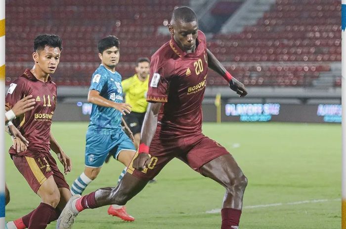 PSM Makassar versus Yangon United di Stadion Kapten I Wayan Dipta, Gianyar, Bali, Rabu (23/8/2023).