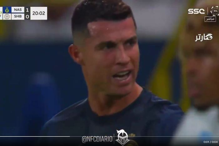 Megabintang Al Nassr, Cristiano Ronaldo, merasa terzalimi karena golnya ke gawang Al Shabab dianulir oleh wasit Liga Arab Saudi.