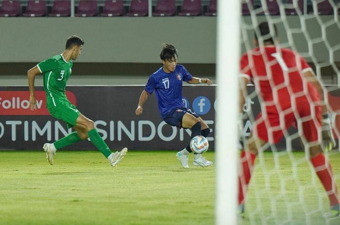 Suasana pertandingan Kualifikasi Piala Asia U-23 2024 antara timnas U-23 Taiwan vs Turkmenistan di Stadion Manahan, Surakarta, Rabu (6/9/2023).