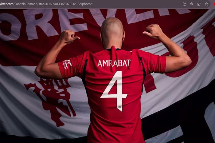 Sofyan Amrabat terlalu berani dengan mengambil nomor punggung terkutuk untuk bermain di Manchester United sepanjang musim 2023-2024.