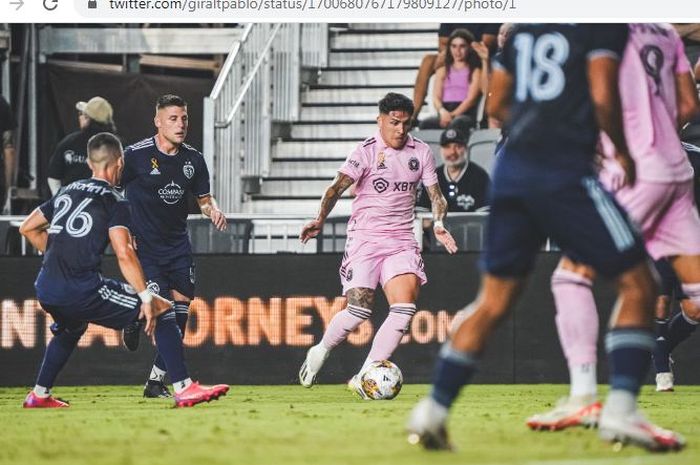 Inter Miami berhasil menaklukkan Sporting KC dalam lanjutan MLS 2023, Minggu (10/9/2023).