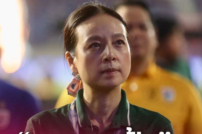 Manajer Timnas Thailand, Madam Pang, tak bersedih dengan kegagalan tim Gajah Perang di turnamen Piala Raja 2023.