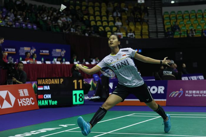 Aksi Tunggal putri Indonesia, Putri Kusuma Wardani atau Putri KW pada babak kedua Hong Kong Open 2023, Kamis (14/9/2023)