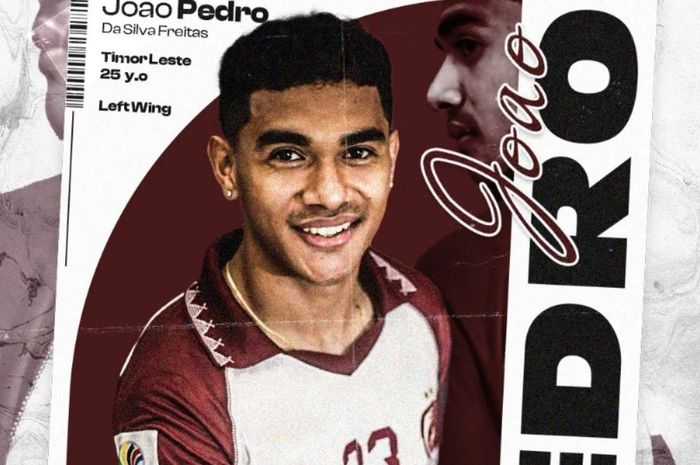 Pemain asal Timor Leste, Joao Pedro, resmi bergabung dengan PSM Makassar.