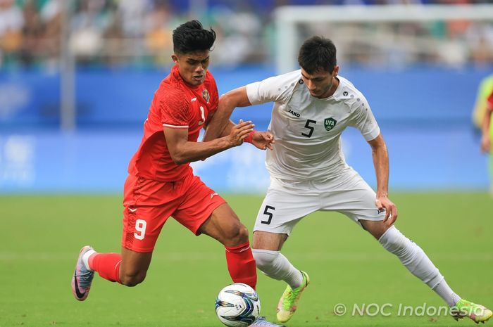 Timnas U-24 Indonesia Vs Uzbekistan d9 16 Besar Asian Games 2022.