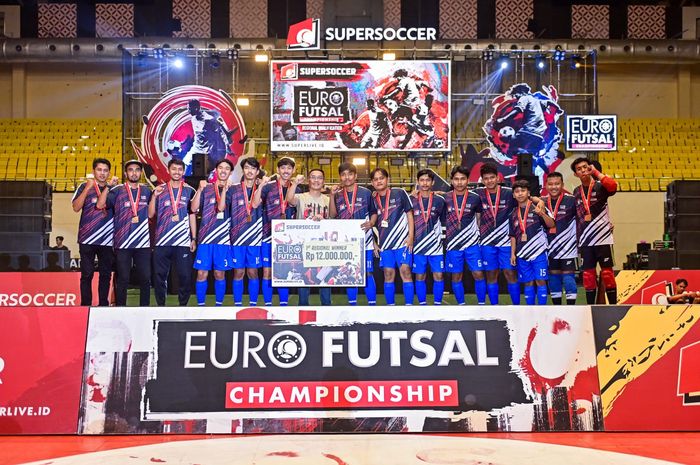 Juara 1 Region SuperSoccer Euro Futsal Championship 2023.