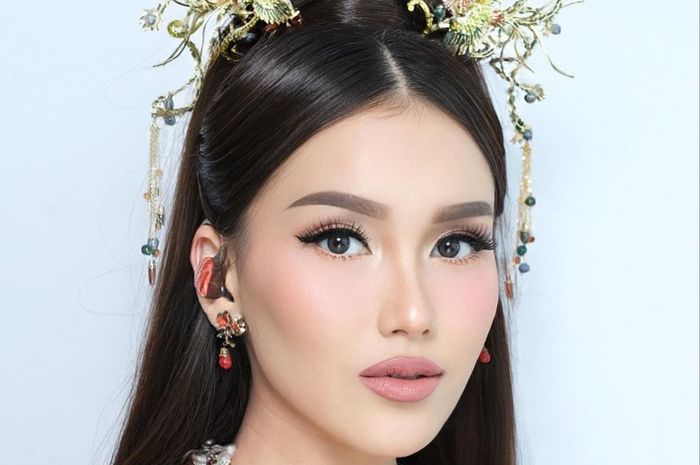 Intip penampilan Ayu Ting Ting bergaya ala wanita Tionghoa!