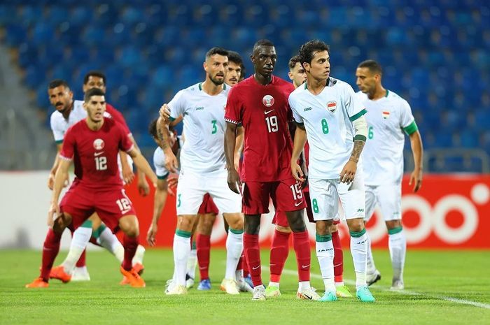 Timnas Irak vs Qatar pada Oktober 2023. 