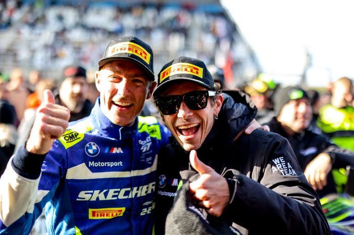 Valentino Rossi dan Maxime Martin berhasil comeback spektakuler pada balapan mobil Sprint Cup GT World Challenge Europe 2023 di Sirkuit Zandvoort, Belanda, Sabtu (14/10/2023)